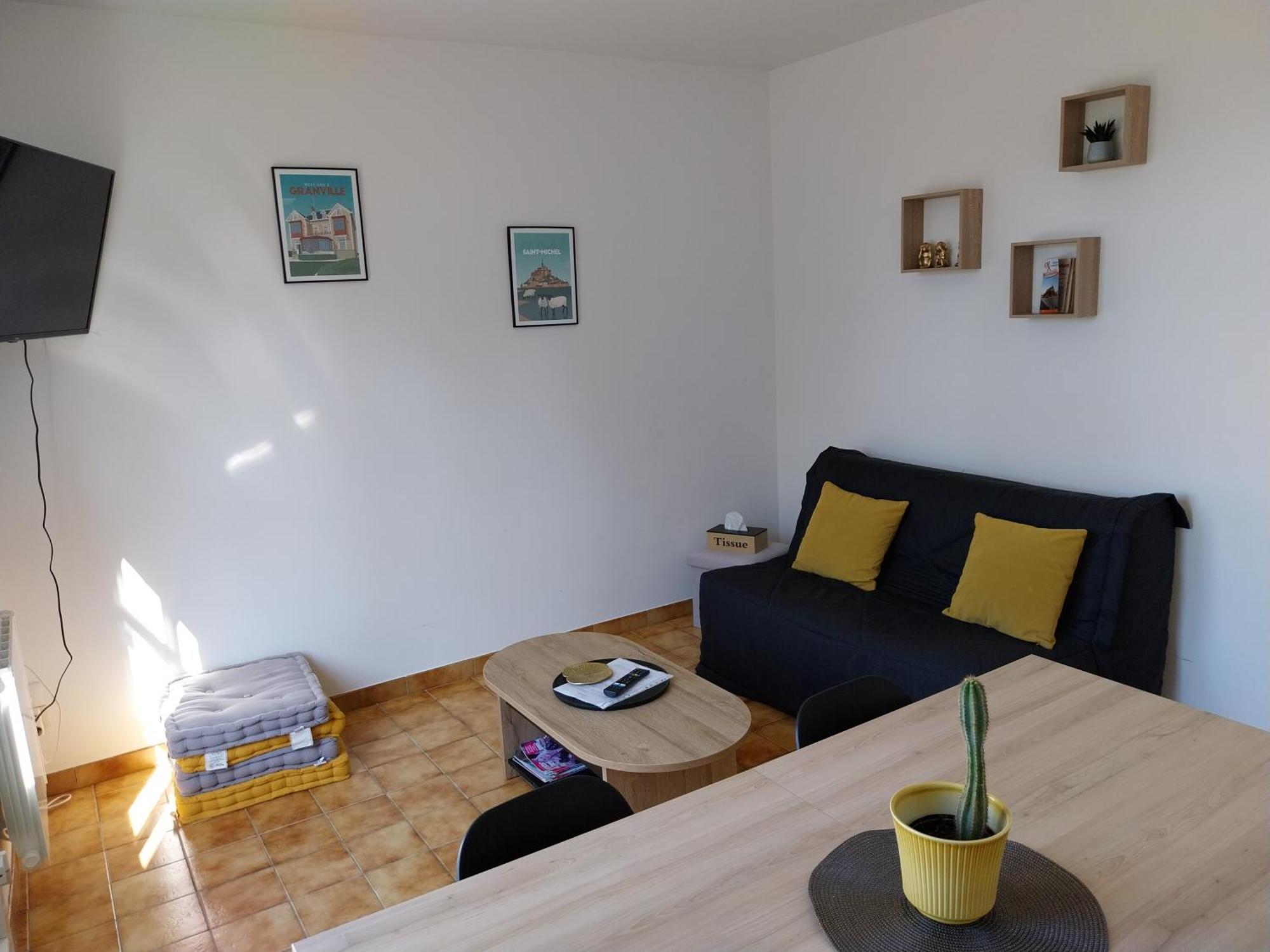 Maison Chaleureuse Avec Terrasse Et Vue Baie Avranches Eksteriør bilde